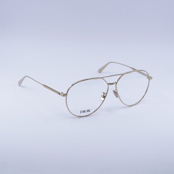 Dior GEMDIORO AU B000 Eyeglasses Gold 58mm Aviator Frame - Picture 8 of 12